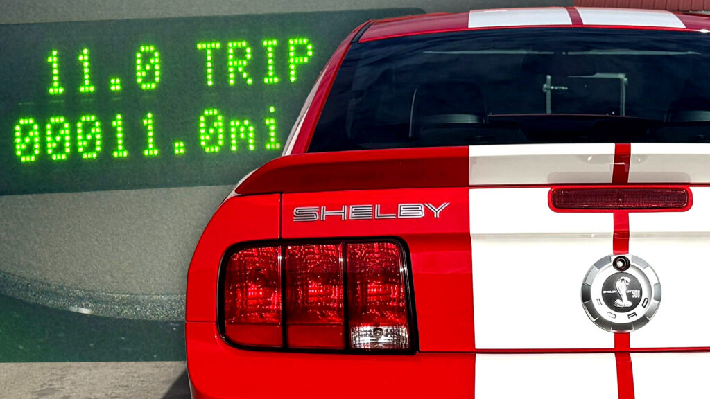  This Shelby GT500 Has 11 Miles And Still Smells Like 2006