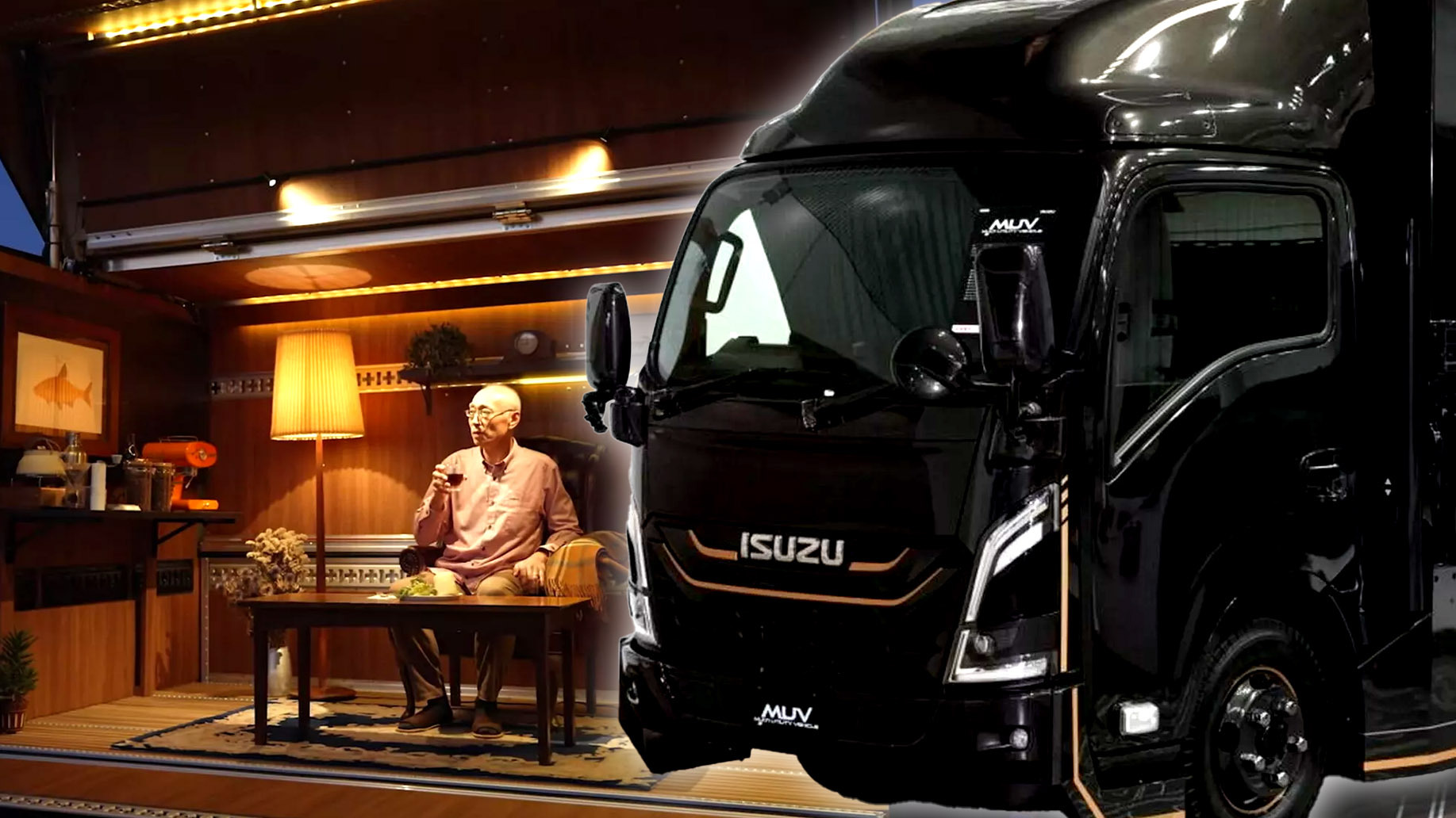 A Gullwing Door Hides The Coziest Room On Wheels