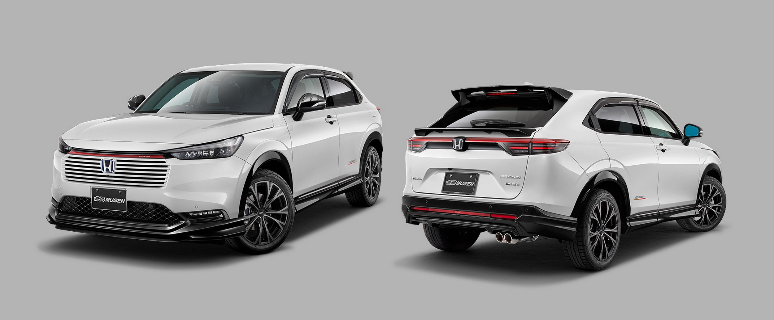 Mugen HR-V має два вихлопні патрубки, але потужності вистачає лише на один