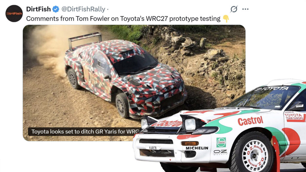  Toyota Fans Spot New Coupe Rally Car And See Celica All Over It