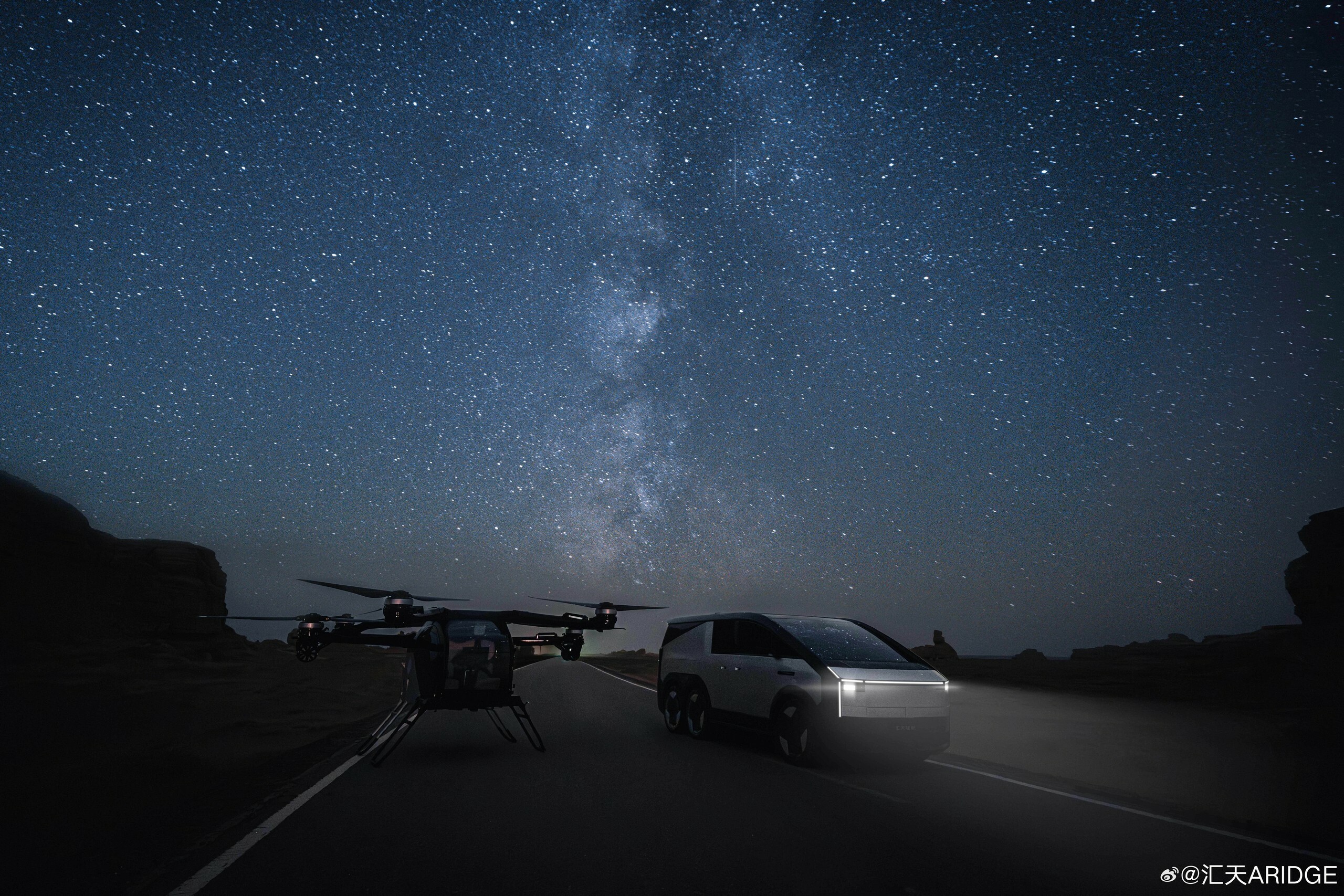 You Can Now Buy A 2-Seater Drone That Comes With Its Own Giant Minivan Garage