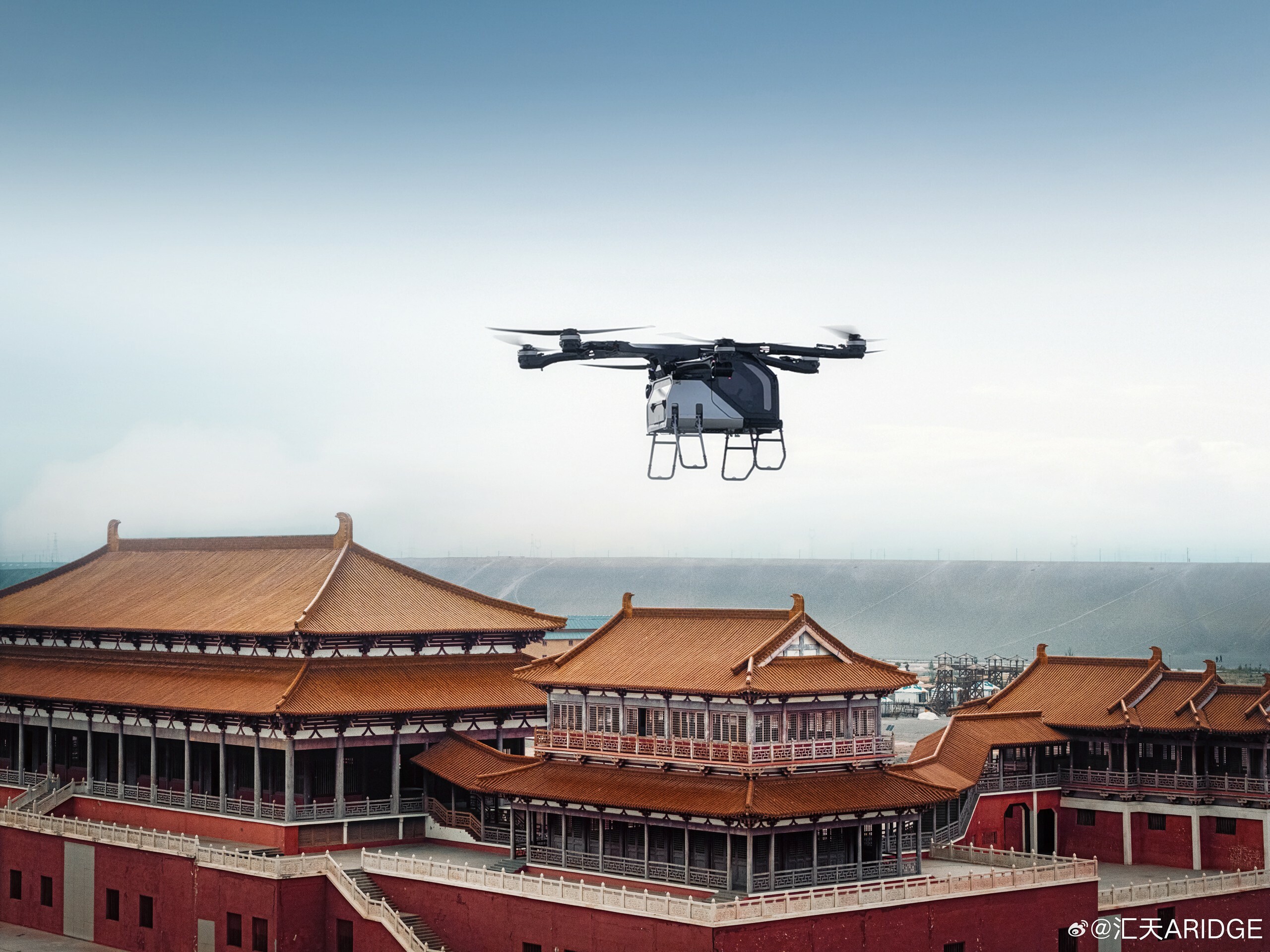You Can Now Buy A 2-Seater Drone That Comes With Its Own Giant Minivan Garage