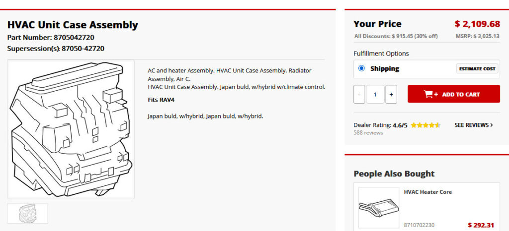 RAV4 Owner Stung By $6,600 Repair For What Dealers Call An Airbox