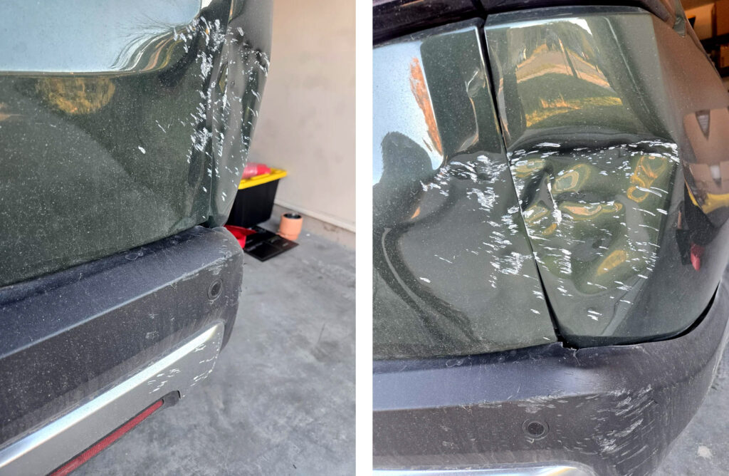 Пошкодження бампера Rivian