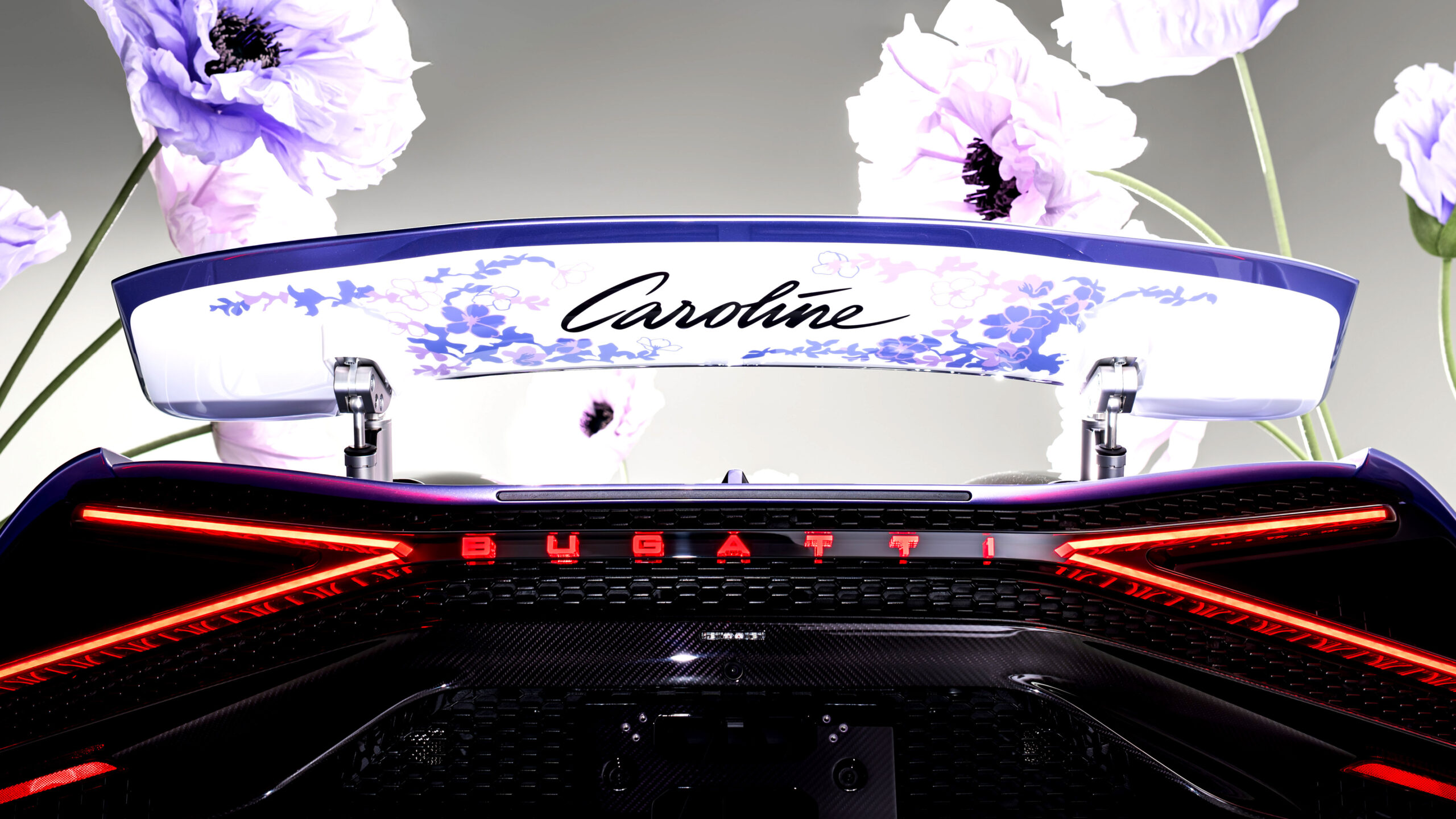 Индивидуальный Bugatti W16 Mistral: лаванда и уникальный стиль