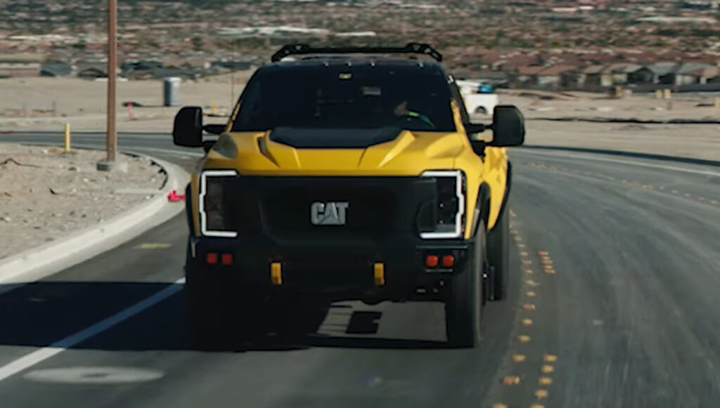  Caterpillar Built A Real Pickup Truck After AI Faked One First