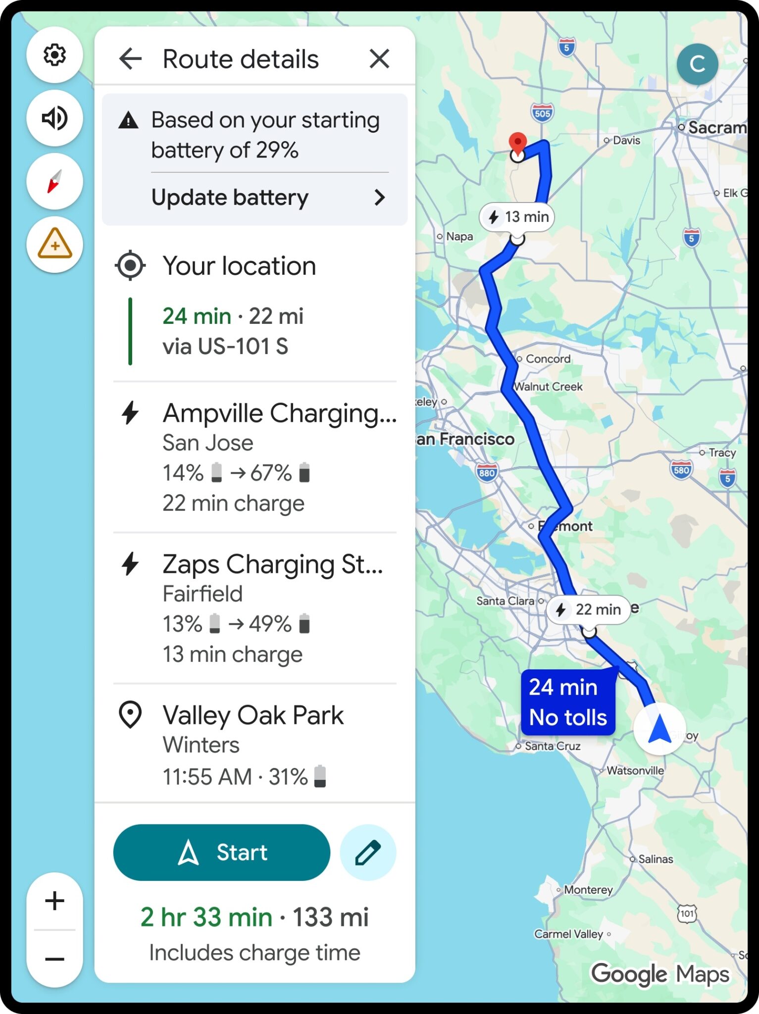 Google Maps Now Plans EV Charging Stops Automatically, But Not For ...