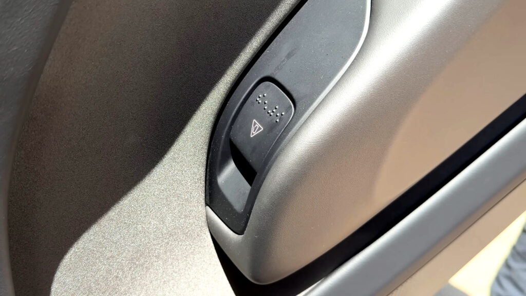  Cybercab Prototype Debuts Tesla’s New Interior Door Handle Design