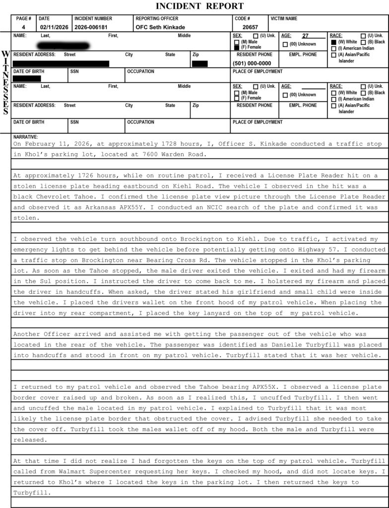  Arkansas Police Drew Guns On A Family, Then Blamed A License Plate Frame