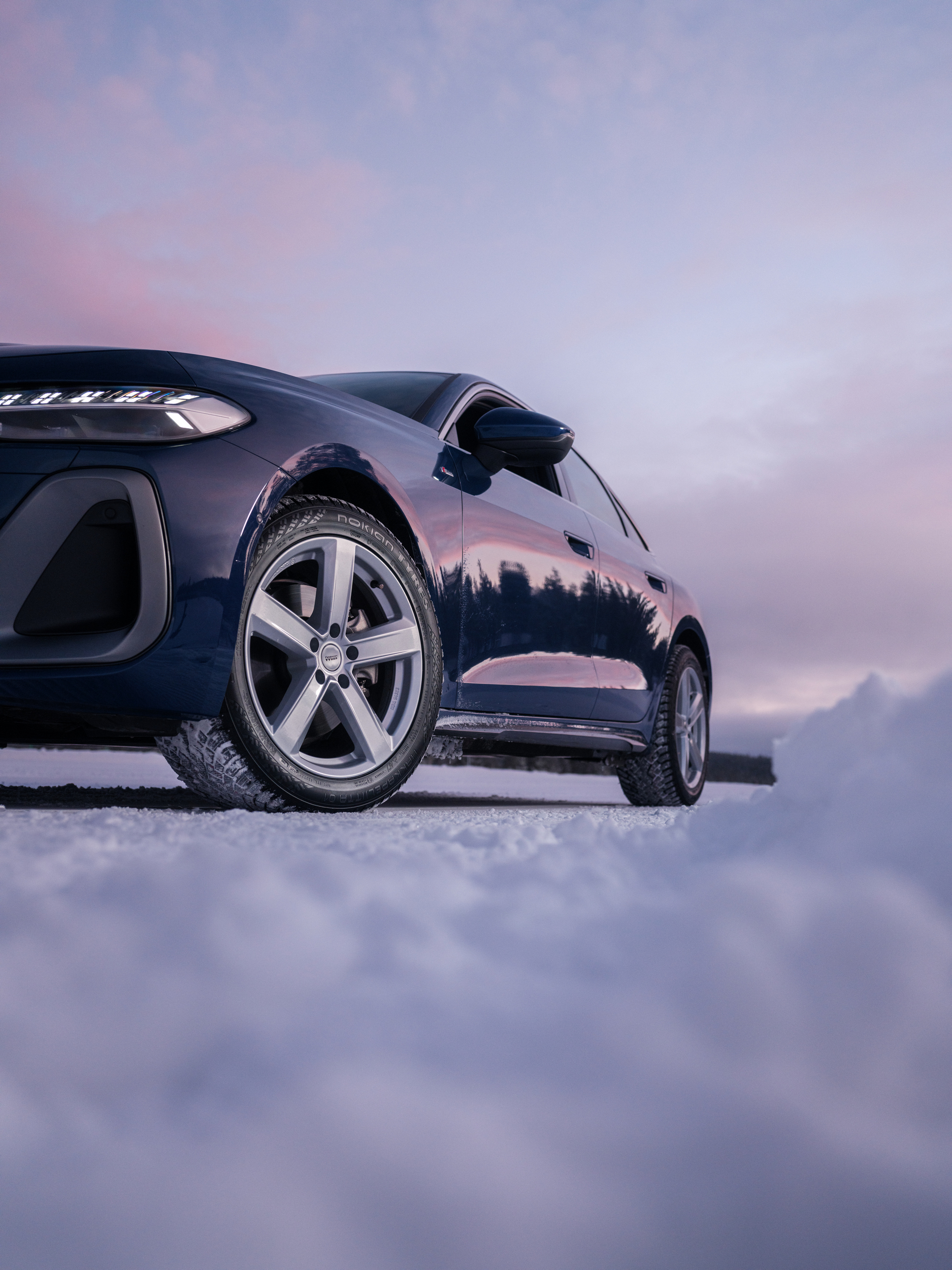 Nokian’s New Winter Tire Automatically Pushes Its Studs Out Only When It’s Freezing