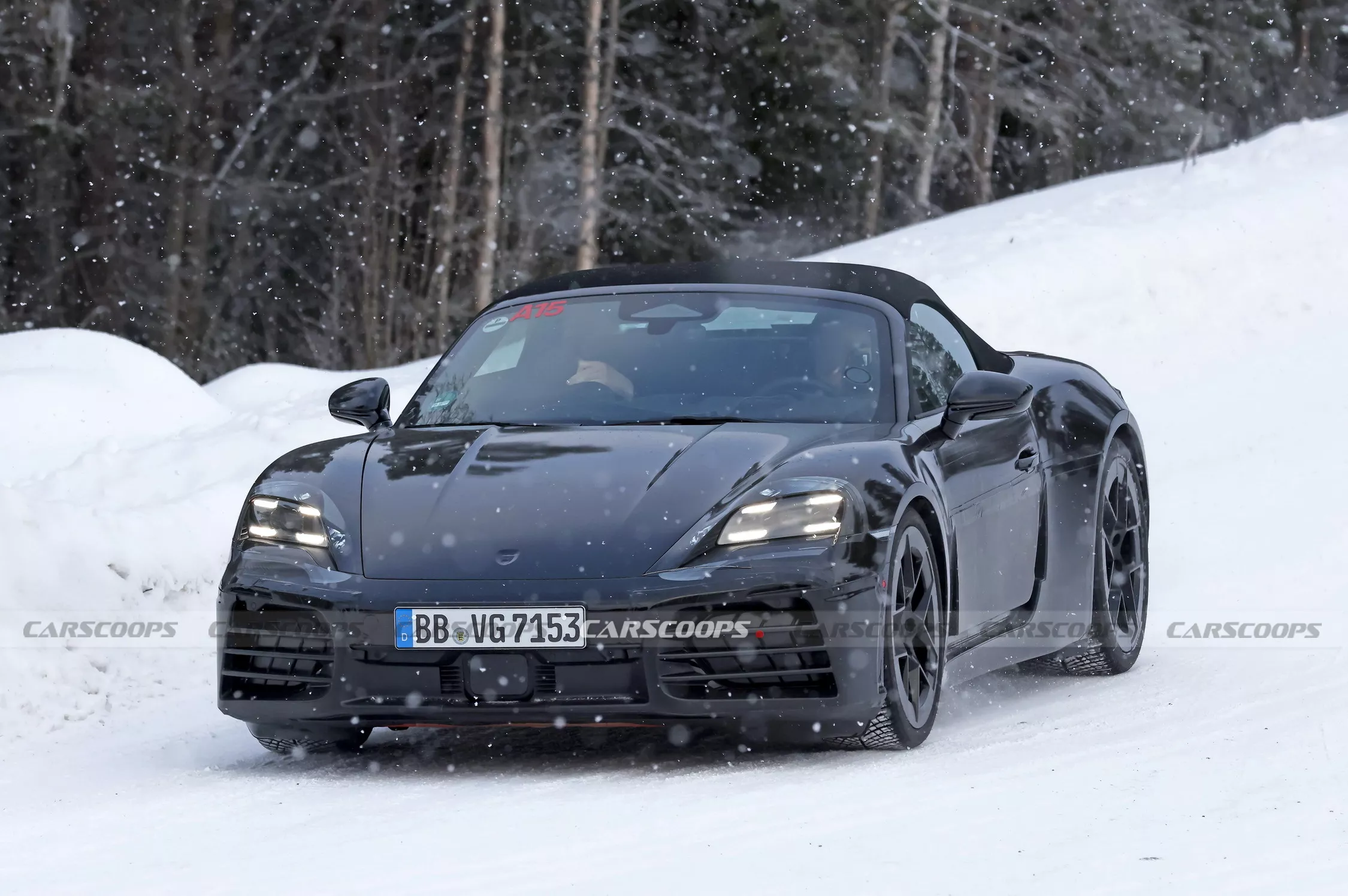 Porsche Boxster Cayman EV Scoops - 1