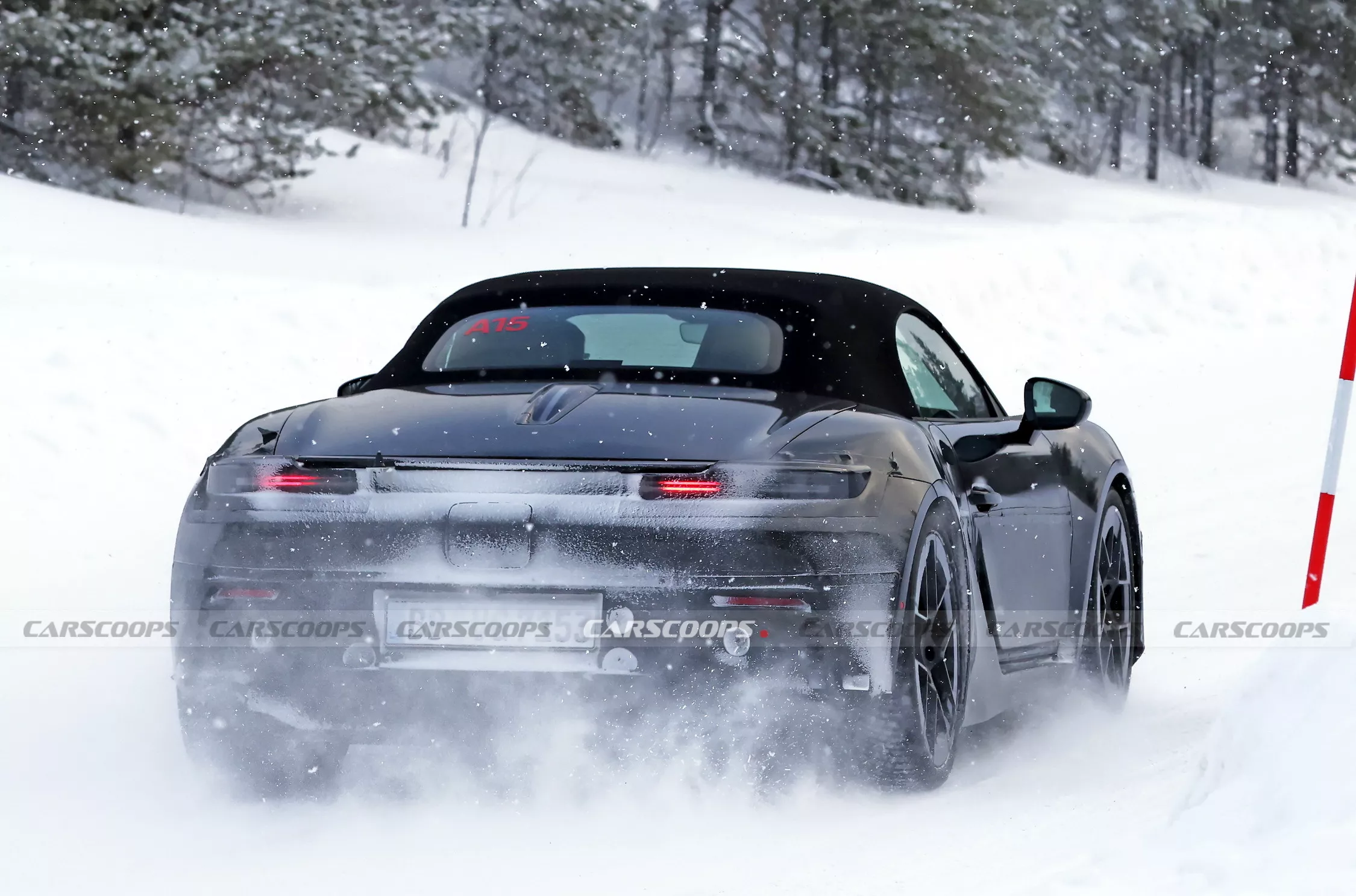 Porsche Boxster Cayman EV Scoops - 3