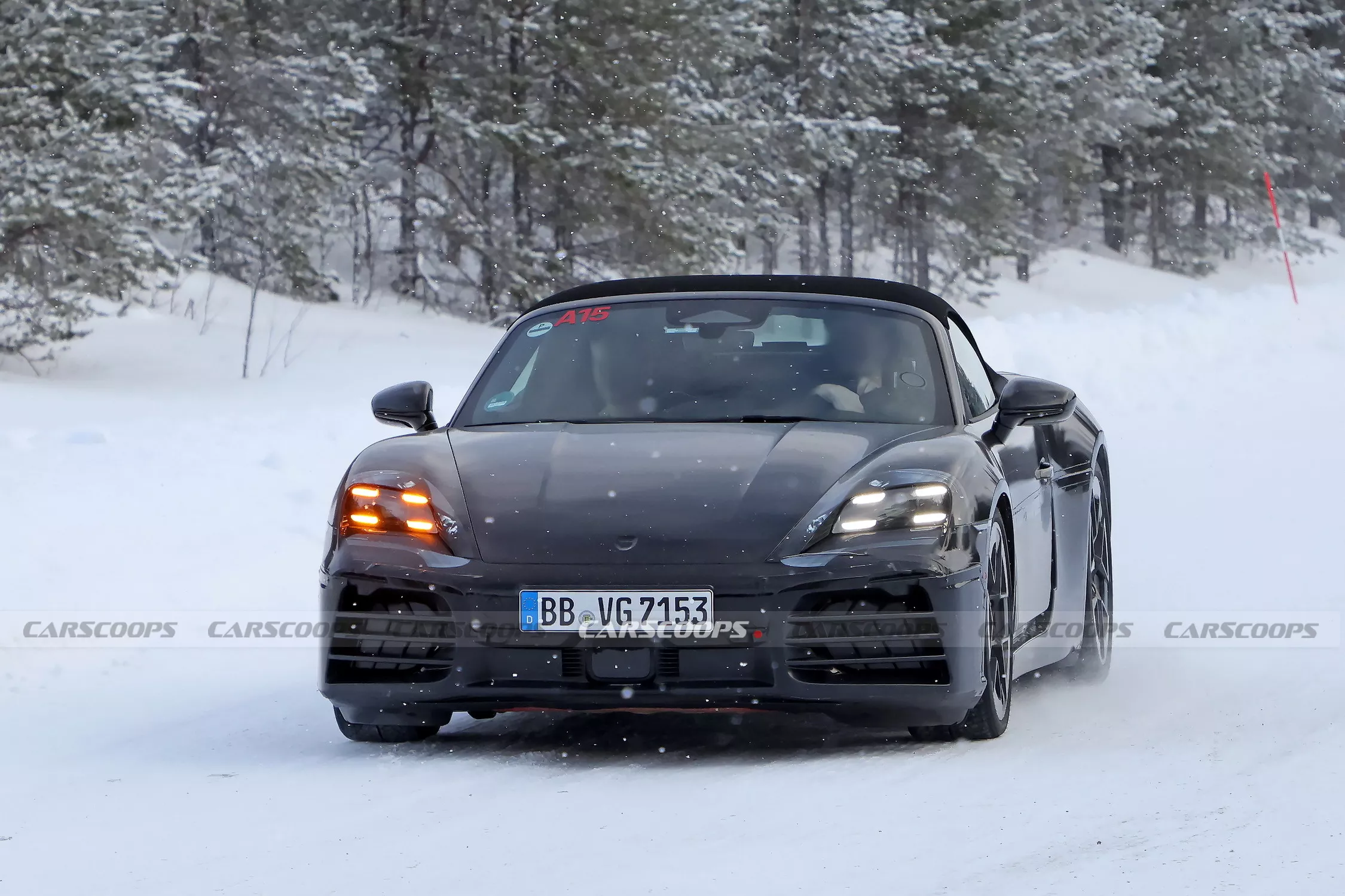 Porsche Boxster Cayman EV Scoops - 4