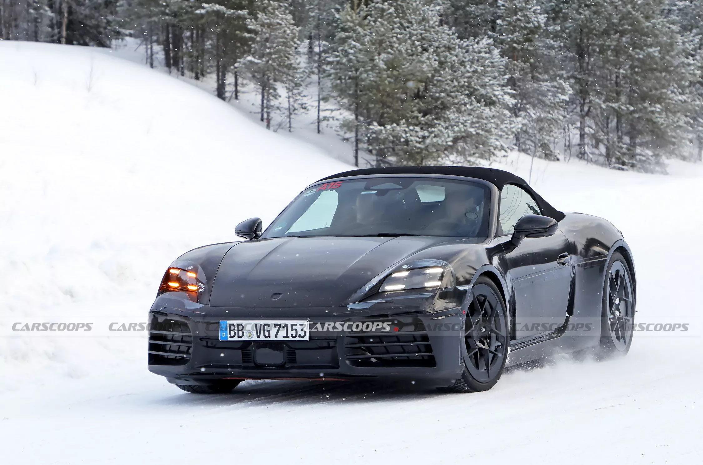 Porsche Boxster Cayman EV Scoops - 5