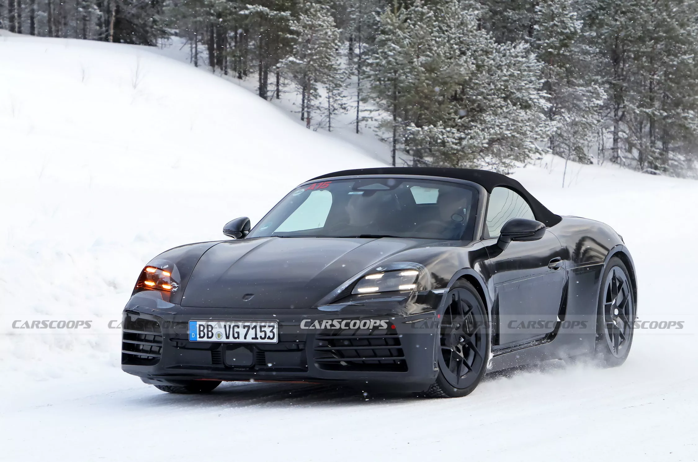 Porsche Boxster Cayman EV Scoops - 6