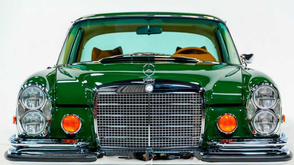  Classic Mercedes Coupe Looks Stock Until The AMG V8 Fires Up