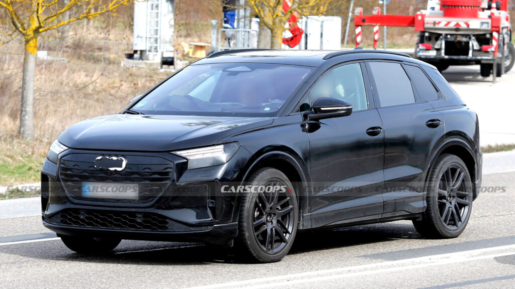  Audi’s Facelifted Q4 E-Tron Slips Out And Shows Nearly Everything