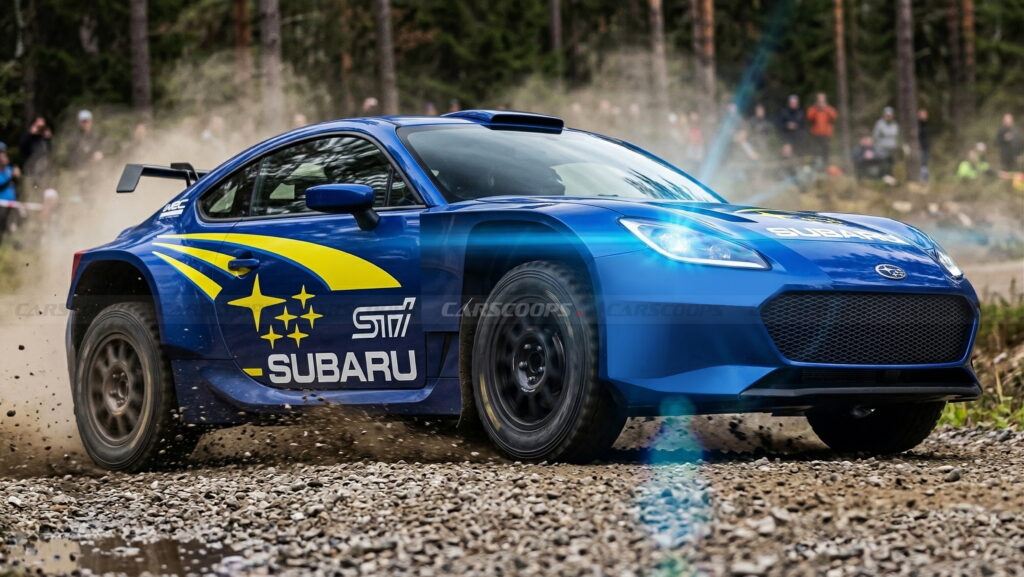 Subaru BRZ AWD Rally Car Rendering