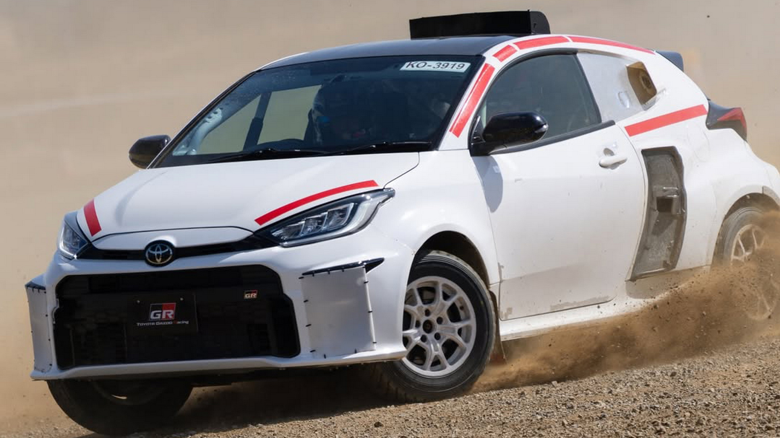Taka joins Morizo for demo runs at Rally Mikawawan 🇯🇵 with the GR Yaris Rally1, Rally2 and M (1) copy