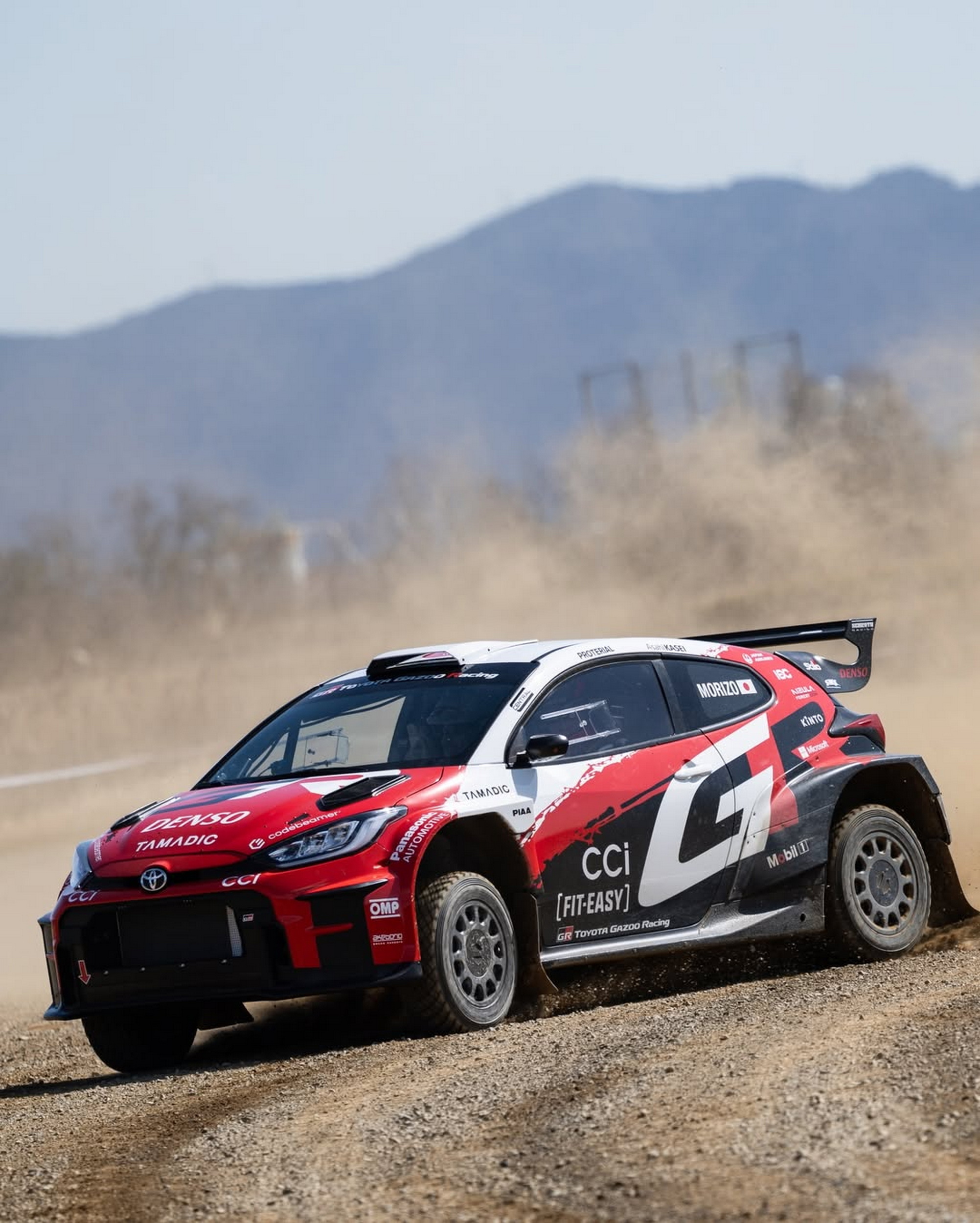 Taka joins Morizo for demo runs at Rally Mikawawan 🇯🇵 with the GR Yaris Rally1, Rally2 and M (5)