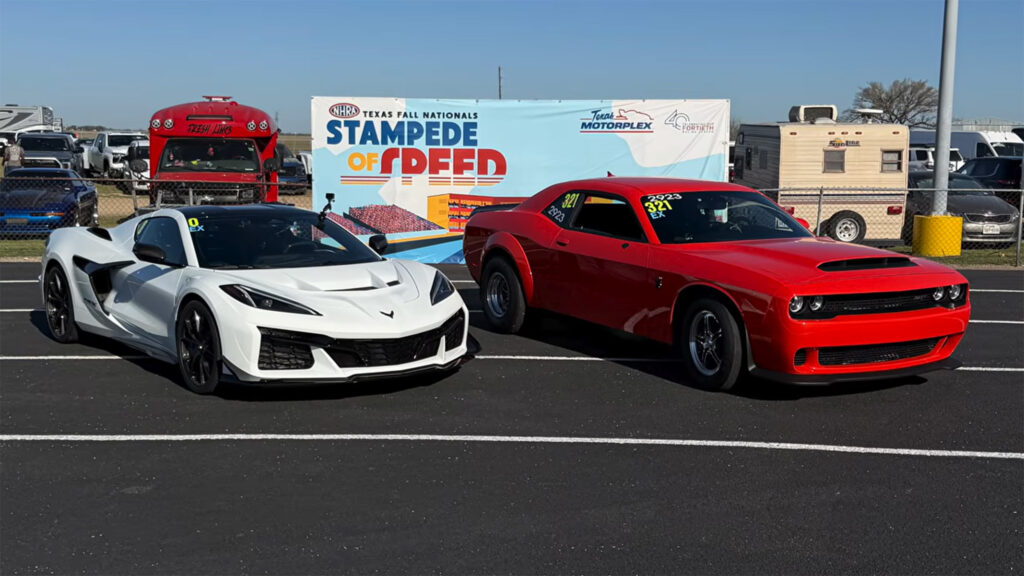  The Corvette ZR1X And Demon 170 Both Saw The Front, But Only One Saw The Finish