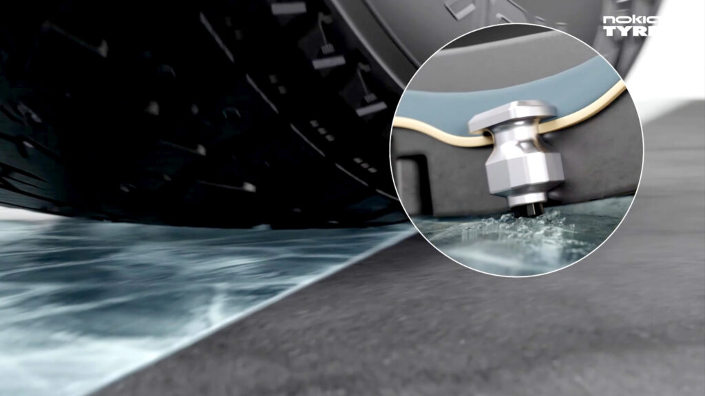 Nokian’s New Winter Tire Automatically Pushes Its Studs Out Only When It’s Freezing