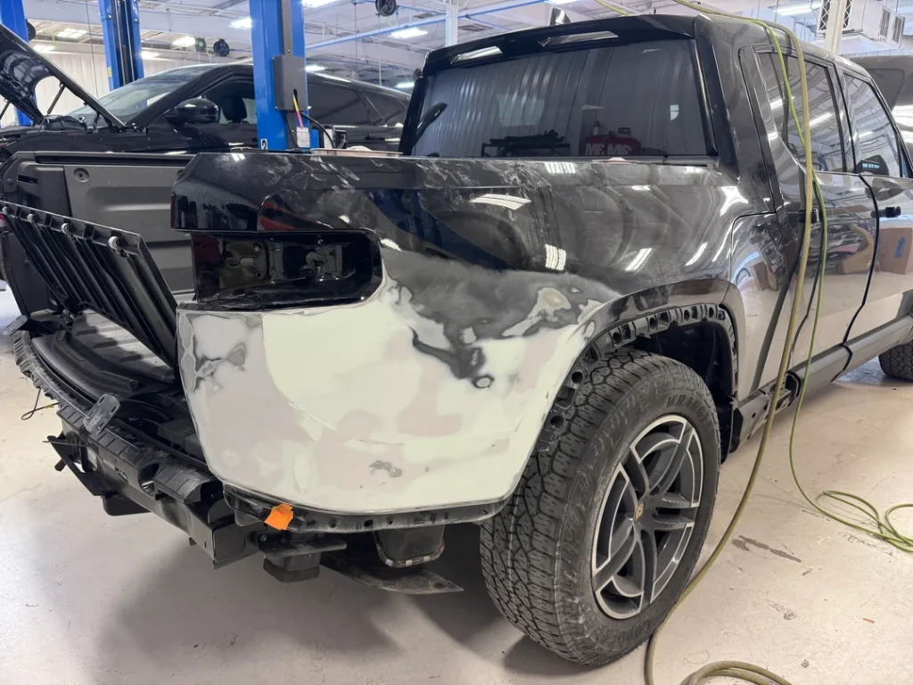  Rivian&rsquo;s One-Piece Bedside Turned A Dinner-Plate Dent Into Used Corolla Money