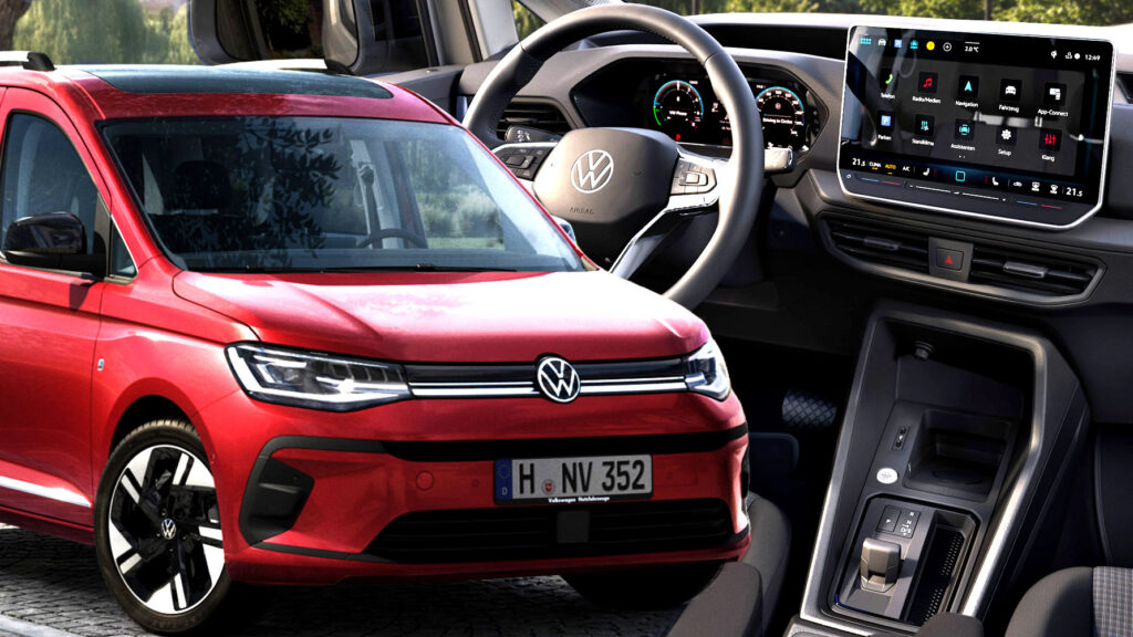  The New VW Caddy Gets The Golf’s Best Screen And Its Worst Touchscreen Habit