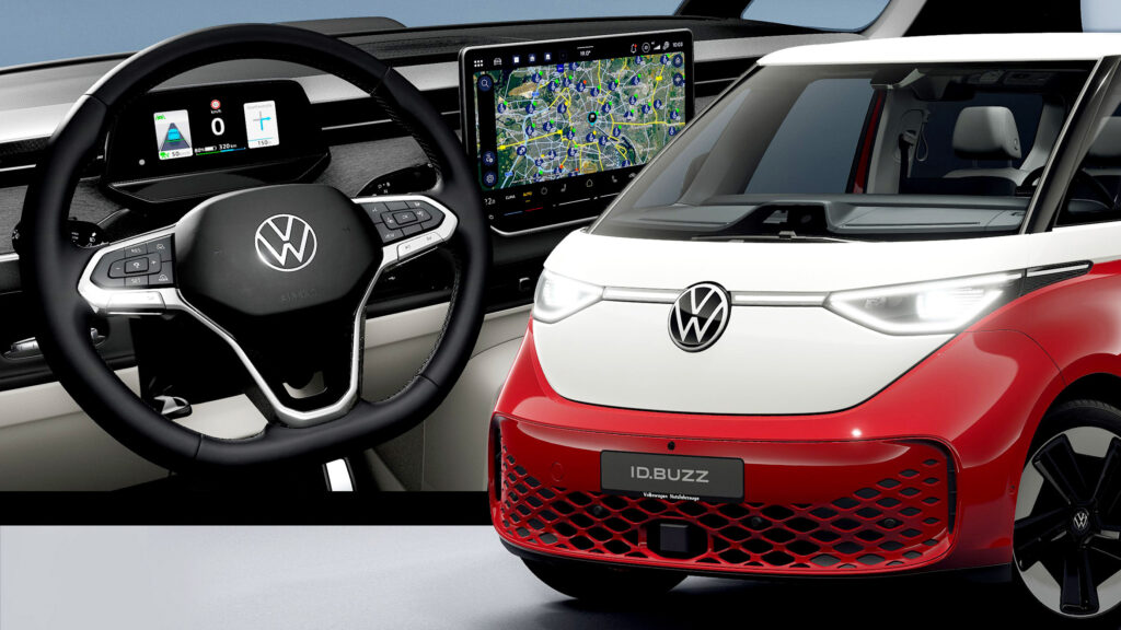  VW’s 2026 ID. Buzz Adds 335 HP And Real Buttons, America Gets Neither