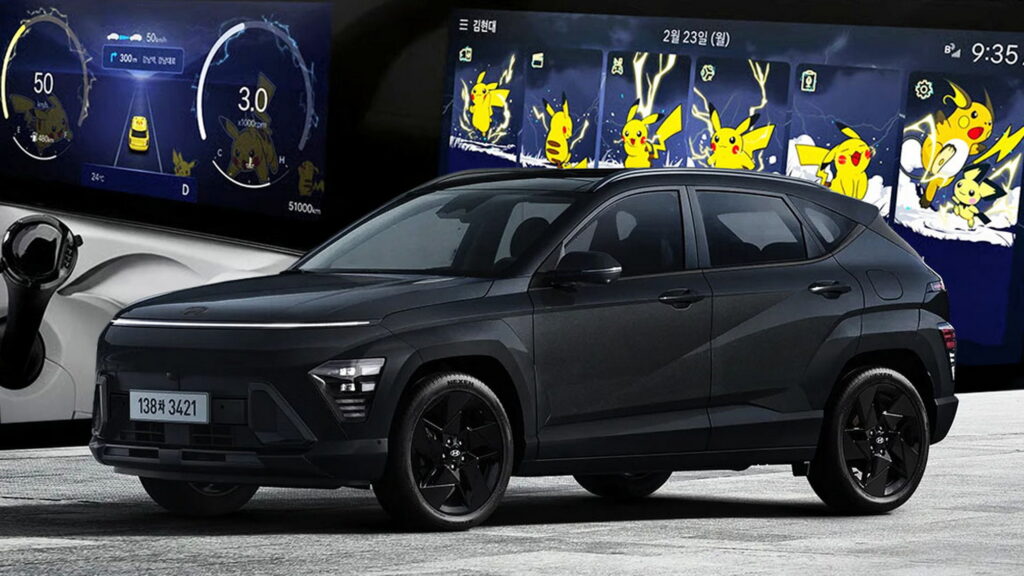  Hyundai Is Now Charging Koreans A Monthly Fee To Put Pikachu On Their Kona’s Dashboard