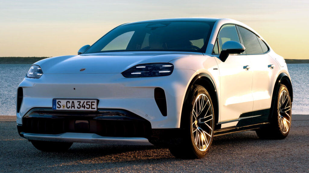  Porsche’s New Cayenne Coupe EV Hits 60 As Fast As The 911 Turbo S And Can Still Tow Your Boat