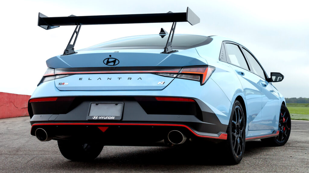  New Elantra N TCR Undercuts The Civic Type R By $7,000 With A Bigger Wing