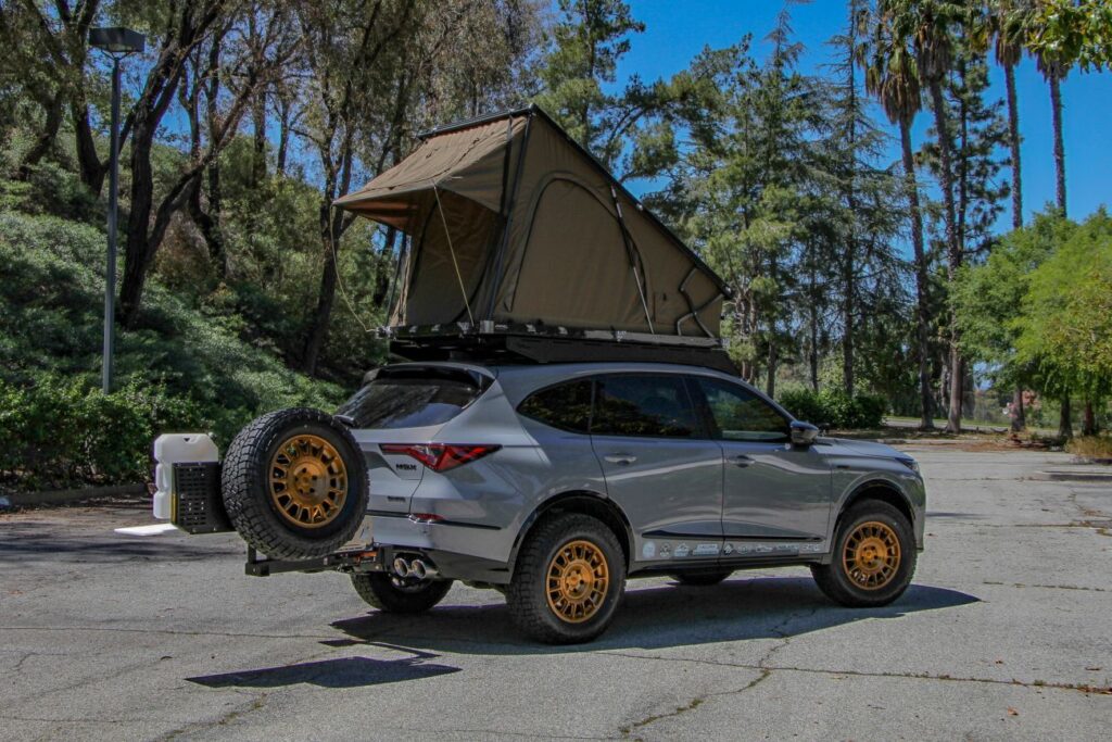  A 355 HP Acura MDX Type S With A Rooftop Tent Is Either Brilliant Or A Complete Contradiction