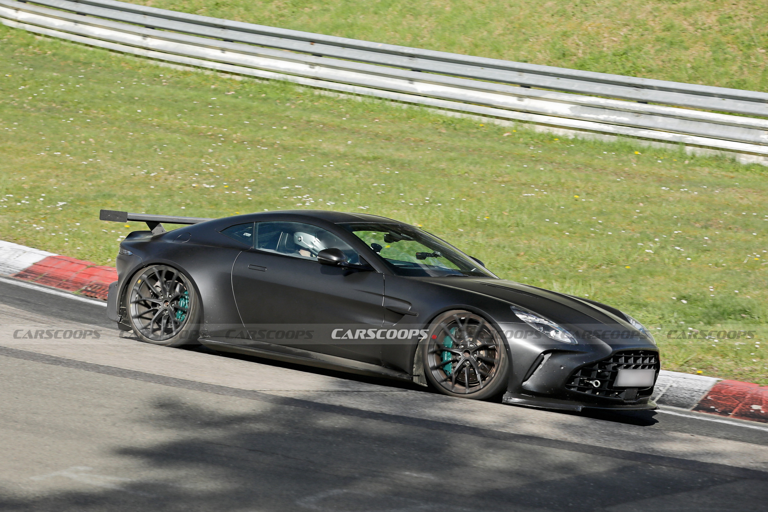 The Regular Vantage Has Four Exhaust Pipes, This Prototype Has Eight