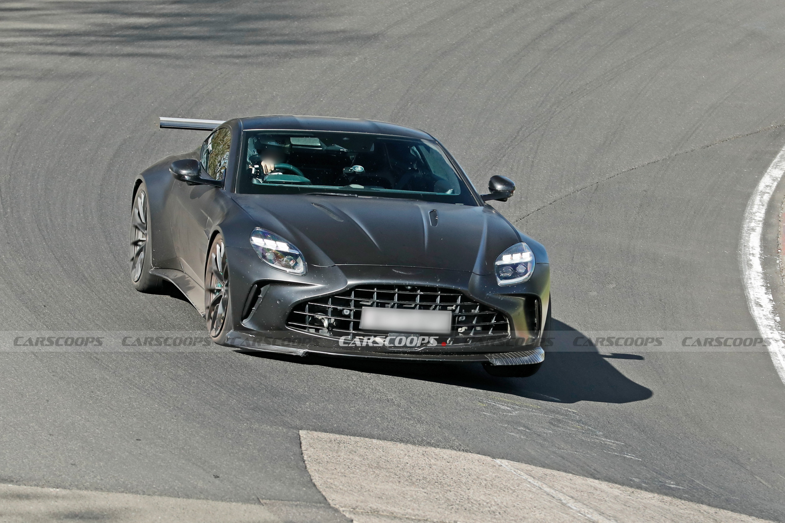 The Regular Vantage Has Four Exhaust Pipes, This Prototype Has Eight