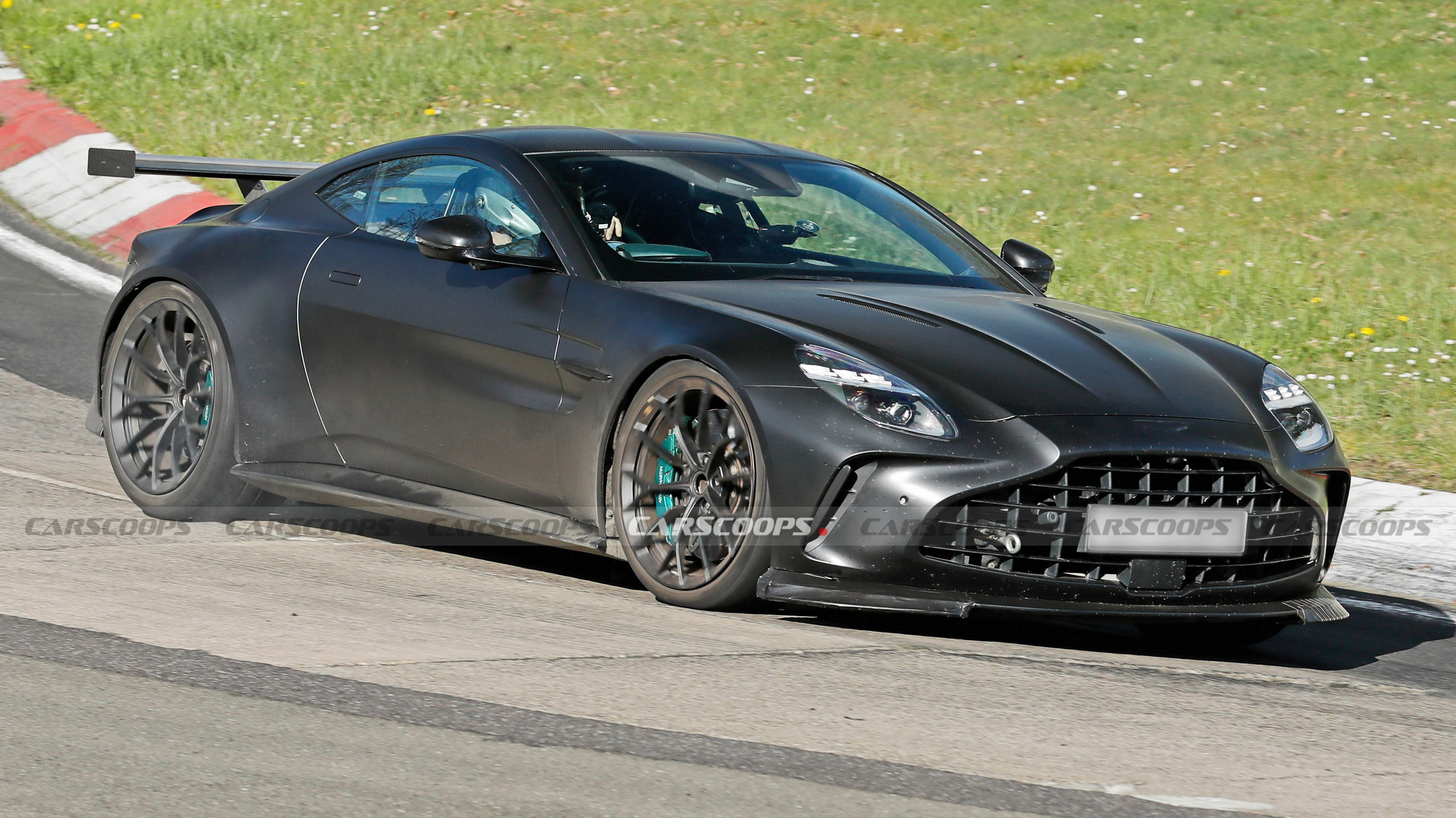 The Regular Vantage Has Four Exhaust Pipes, This Prototype Has Eight