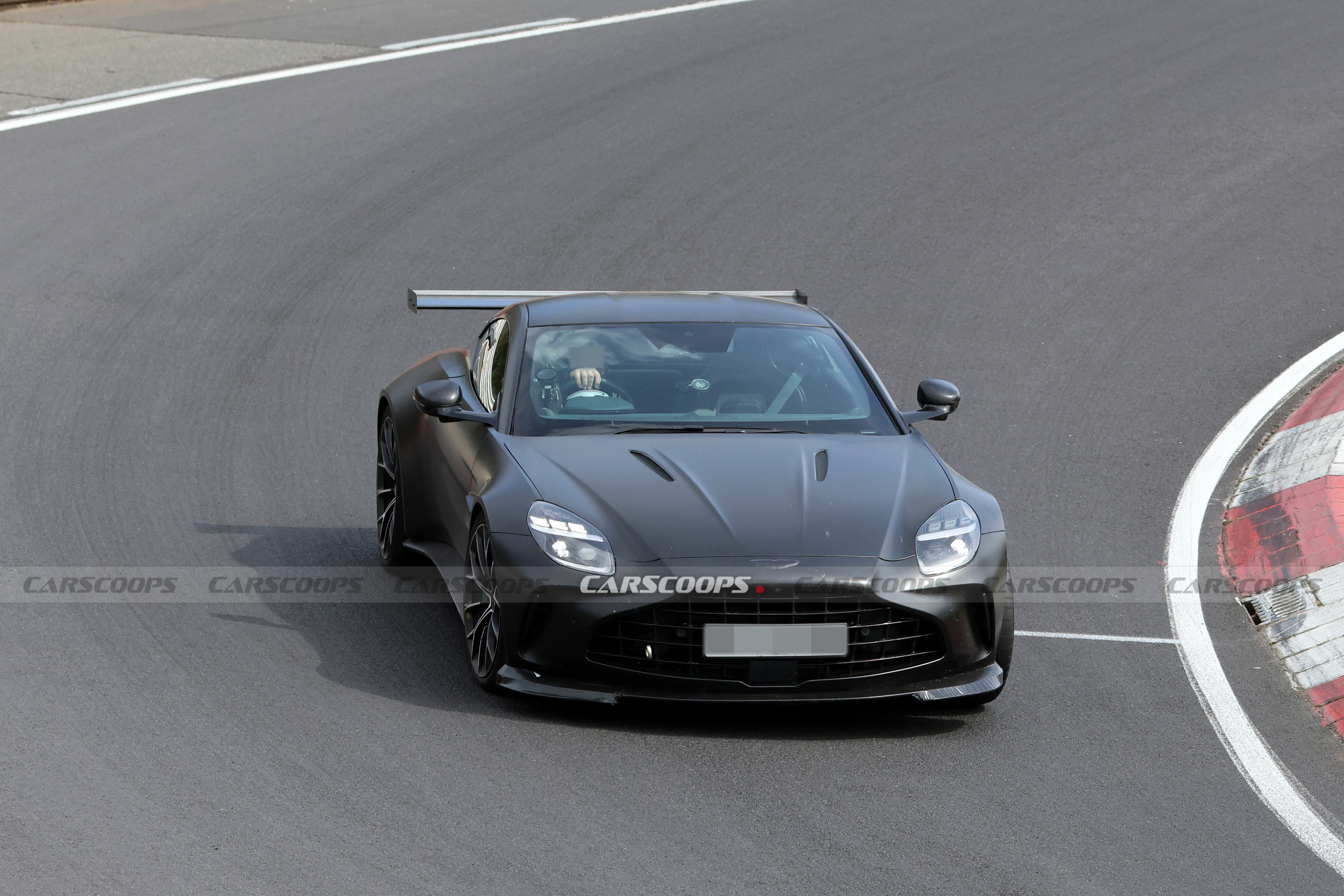 The Regular Vantage Has Four Exhaust Pipes, This Prototype Has Eight