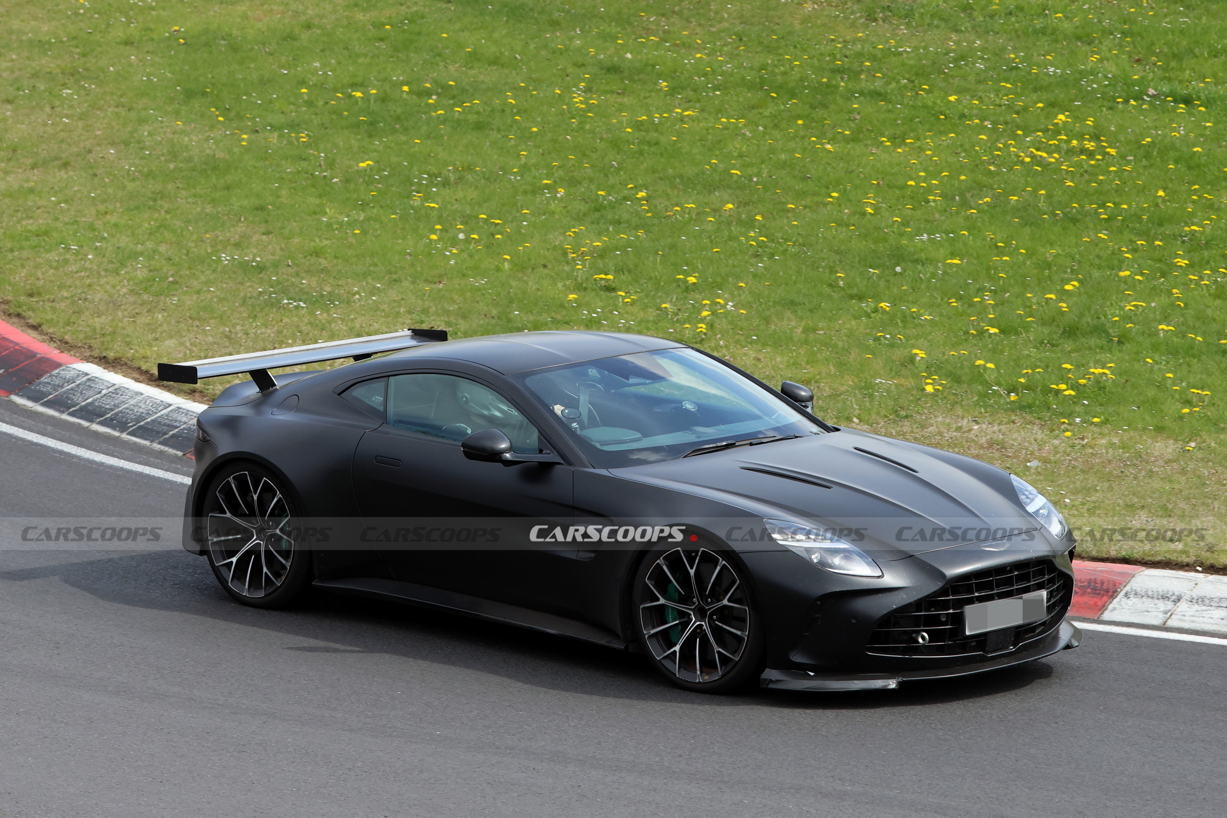 The Regular Vantage Has Four Exhaust Pipes, This Prototype Has Eight