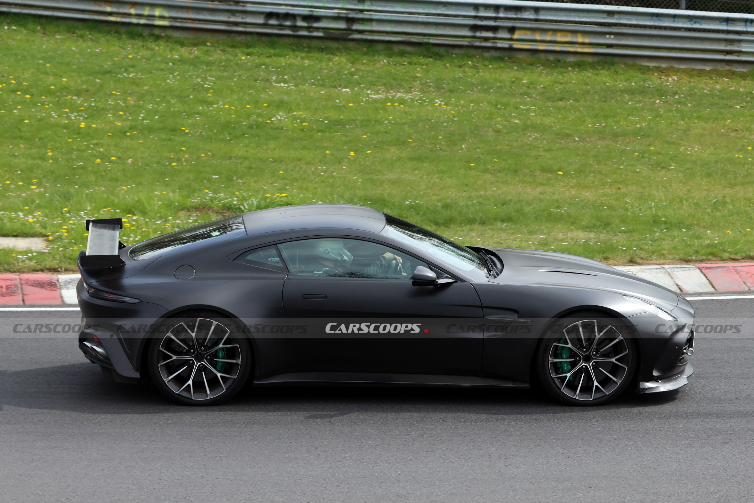 The Regular Vantage Has Four Exhaust Pipes, This Prototype Has Eight