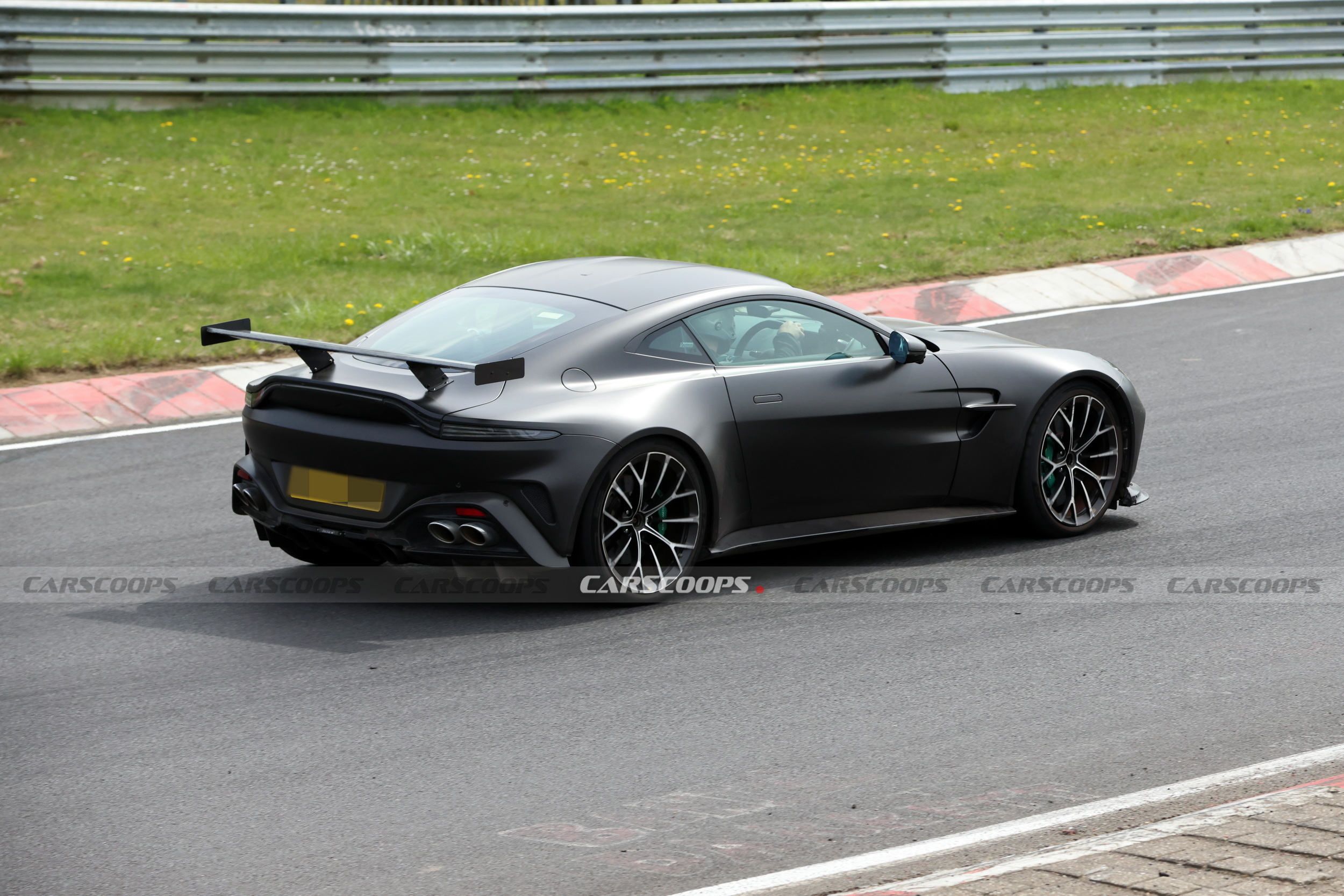 The Regular Vantage Has Four Exhaust Pipes, This Prototype Has Eight