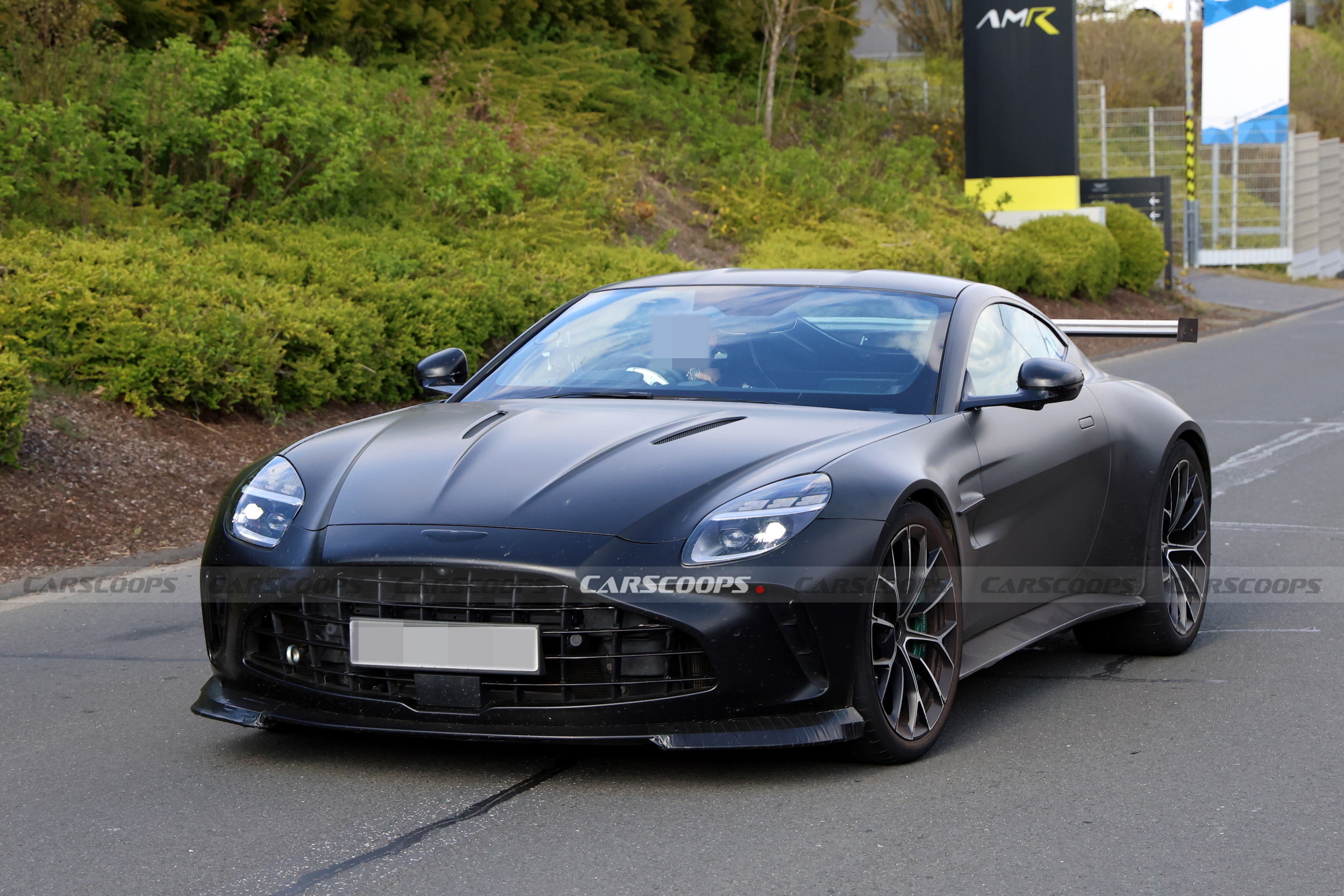 The Regular Vantage Has Four Exhaust Pipes, This Prototype Has Eight