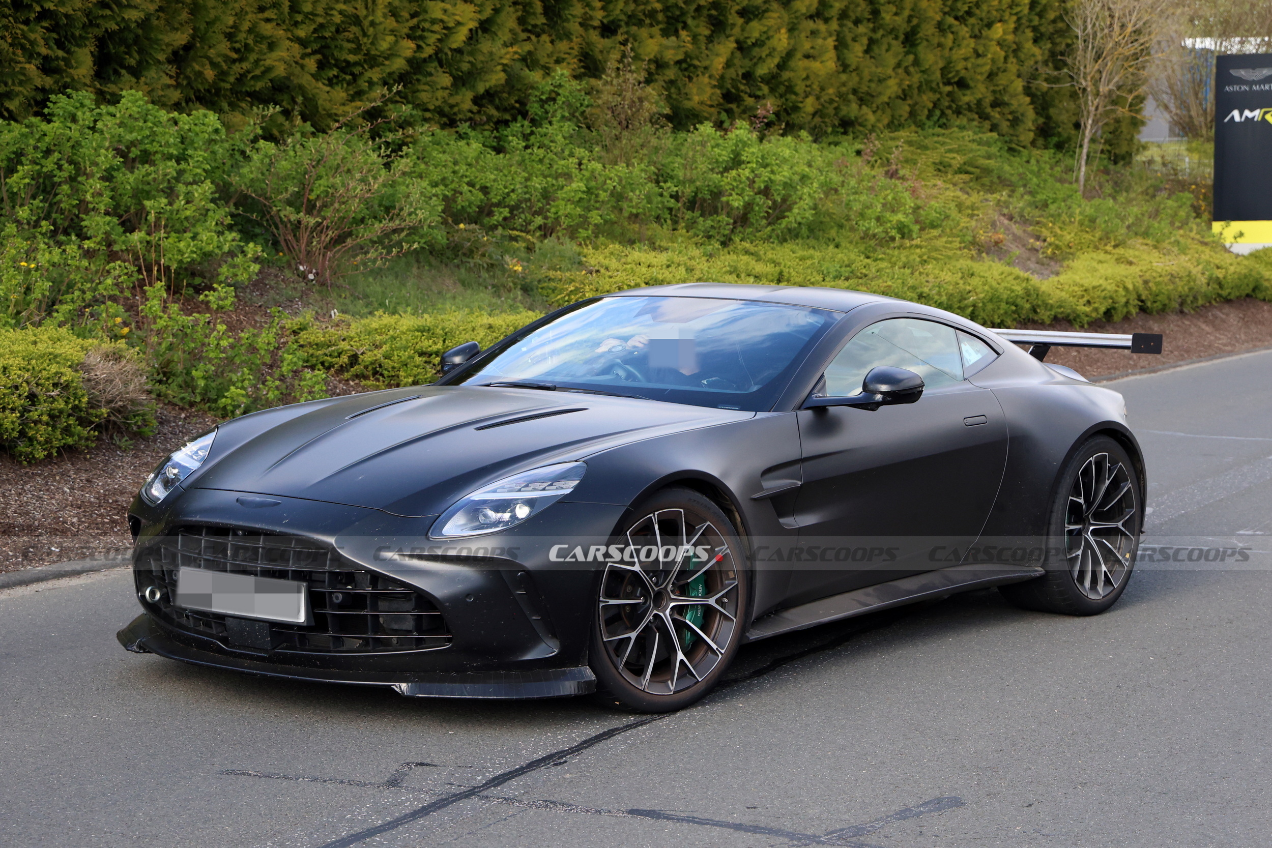 The Regular Vantage Has Four Exhaust Pipes, This Prototype Has Eight