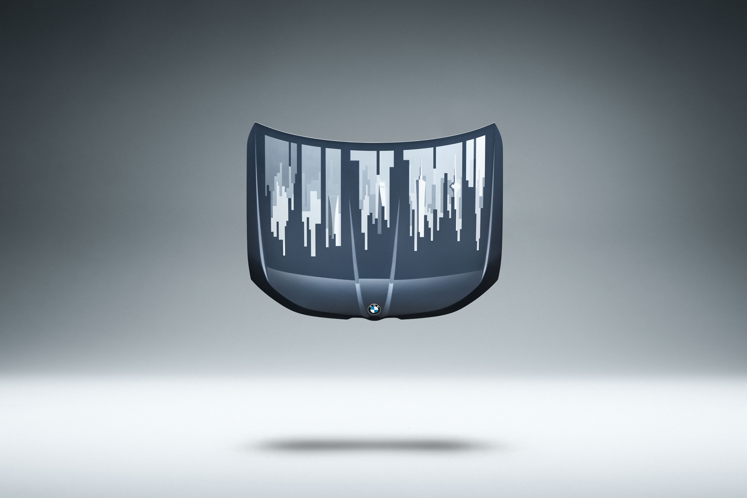 BMW Puts A Kindle-Style Display On The Hood Of Its iX3