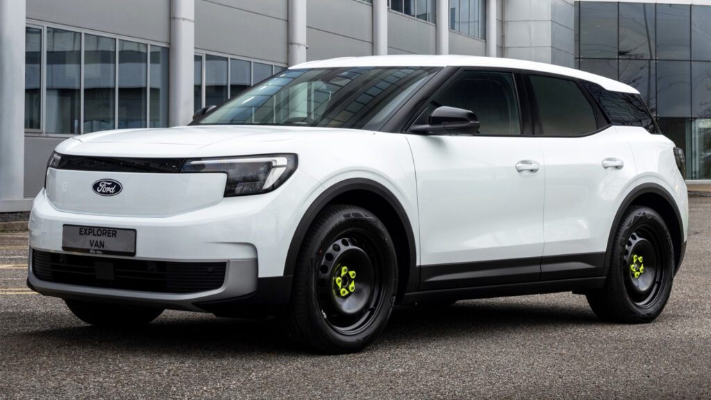  Ford’s New Electric Van Looks Like An Undercover American Cop Car