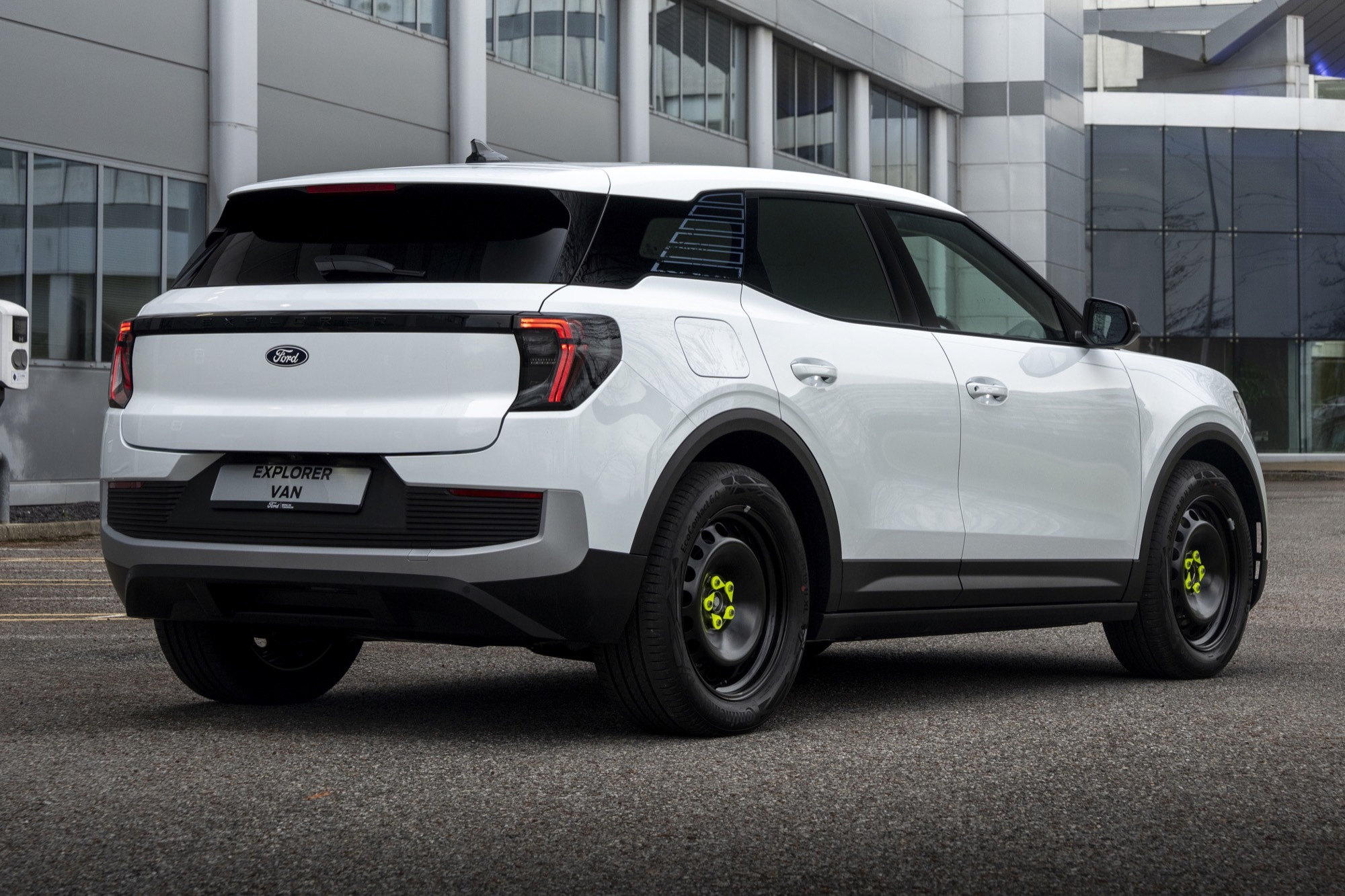 Ford’s New Electric Van Looks Exactly Like An Undercover Cop Car