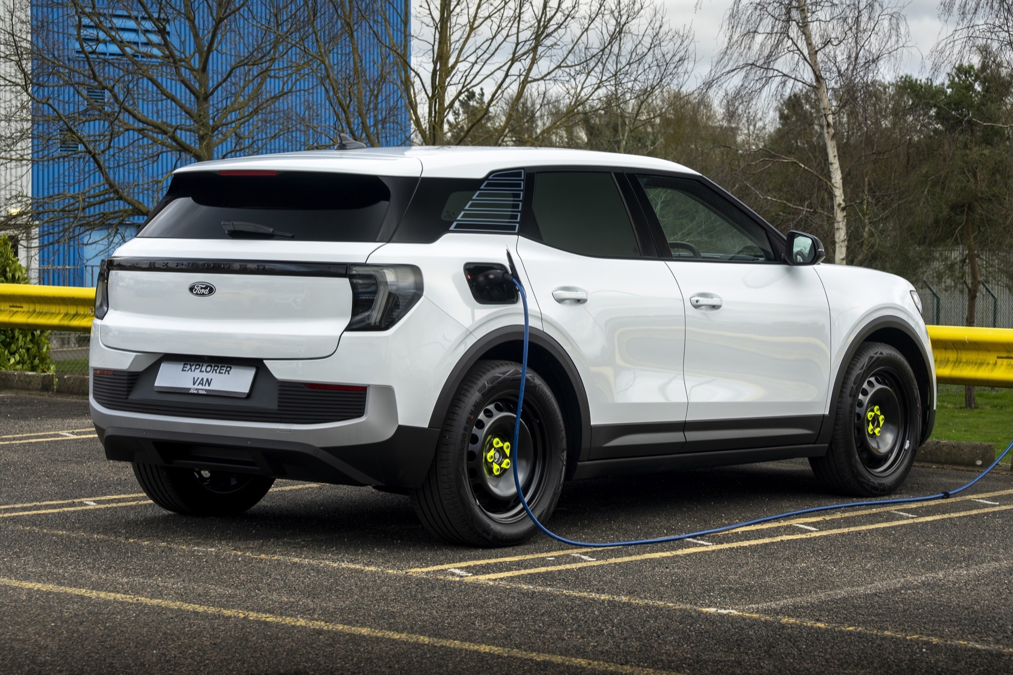 Ford’s New Electric Van Looks Exactly Like An Undercover Cop Car