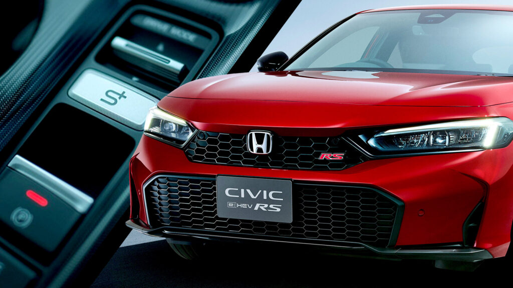  The New Civic RS Hybrid Lost Its Shifter, So Honda Borrowed The Prelude’s Workaround
