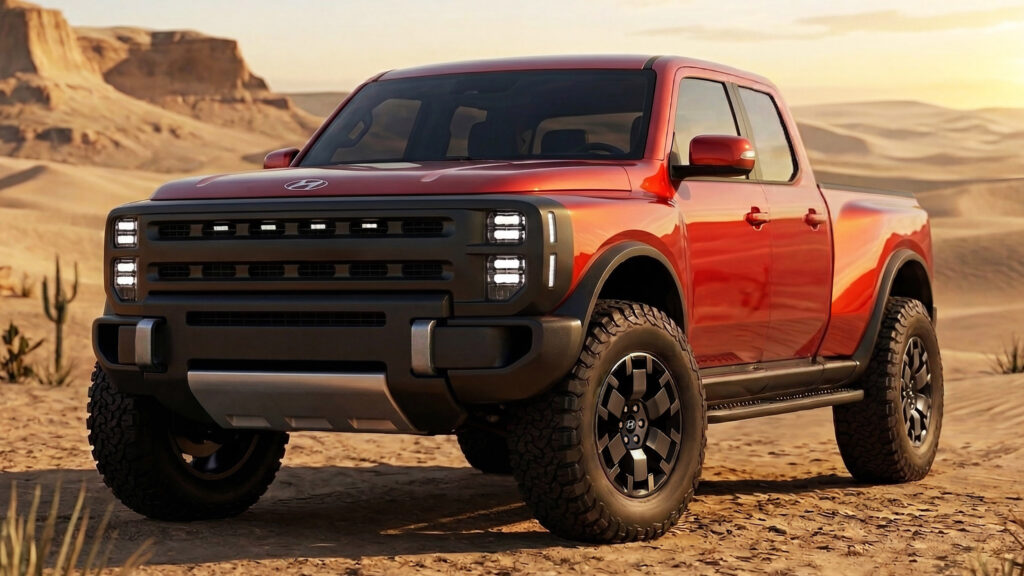 Художнє зображення майбутнього пікапа Hyundai