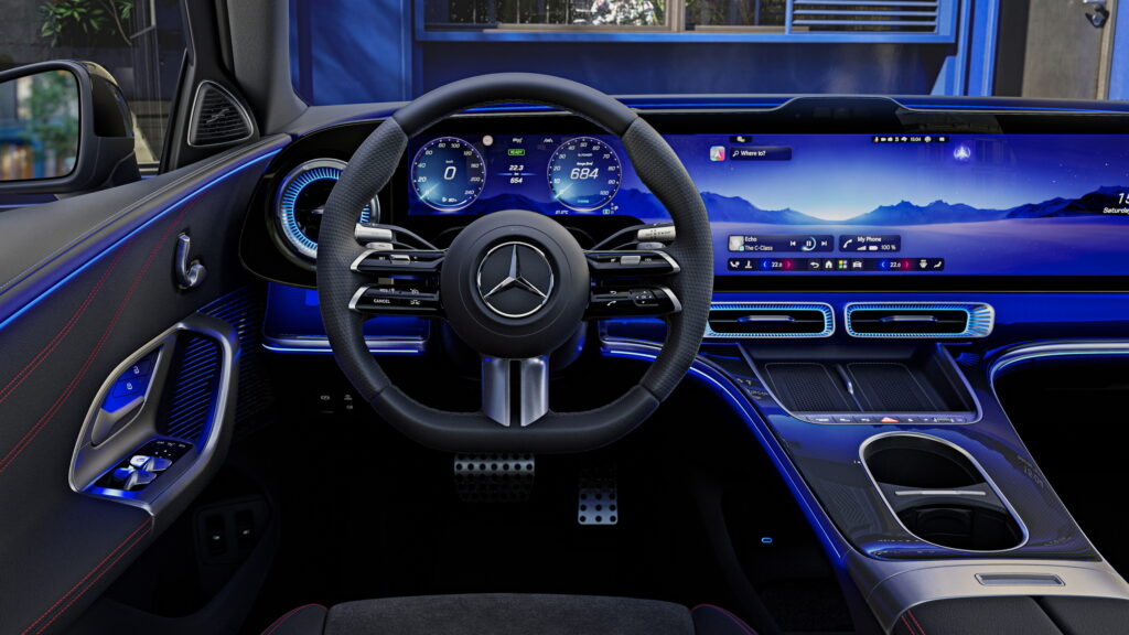  Mercedes Heard &lsquo;Too Many Screens&rsquo; And Built A New C-Class That&rsquo;s One Giant Screen