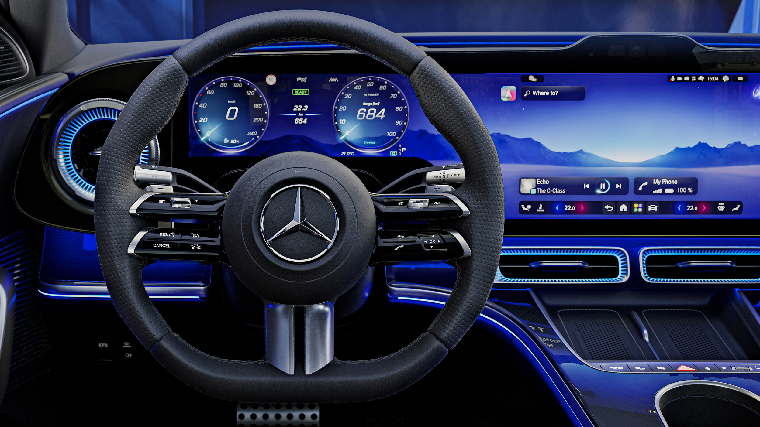 Mercedes Heard ‘Too Many Screens’ And Built A New C-Class That’s One Giant Screen